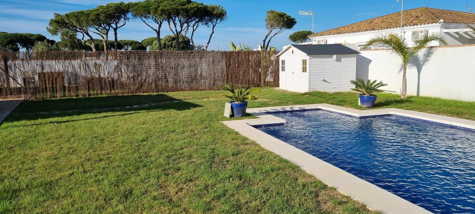צ'יקלנה דה לה פרונטרה Las Casitas De La Barrosa Con Jardin Y Piscina חדר תמונה